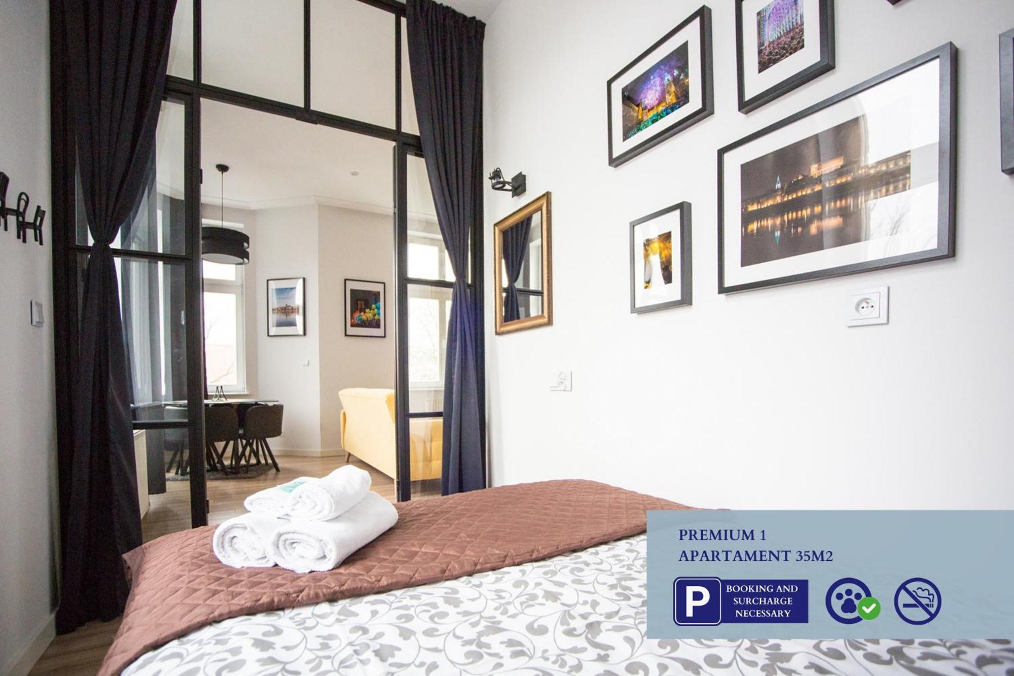 Premium Apartment With Free Private Parking Torun Bagian luar foto