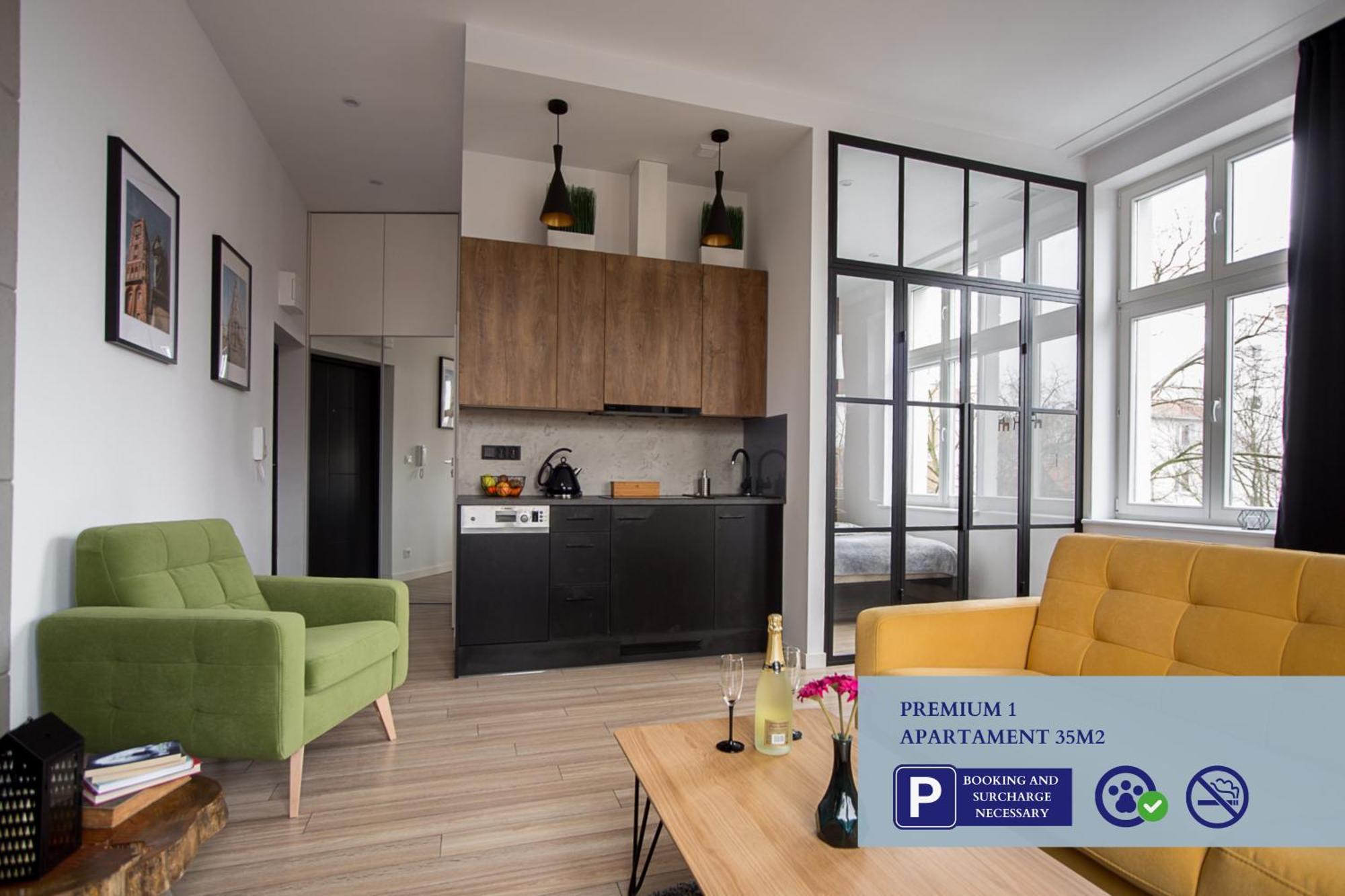 Premium Apartment With Free Private Parking Torun Bagian luar foto